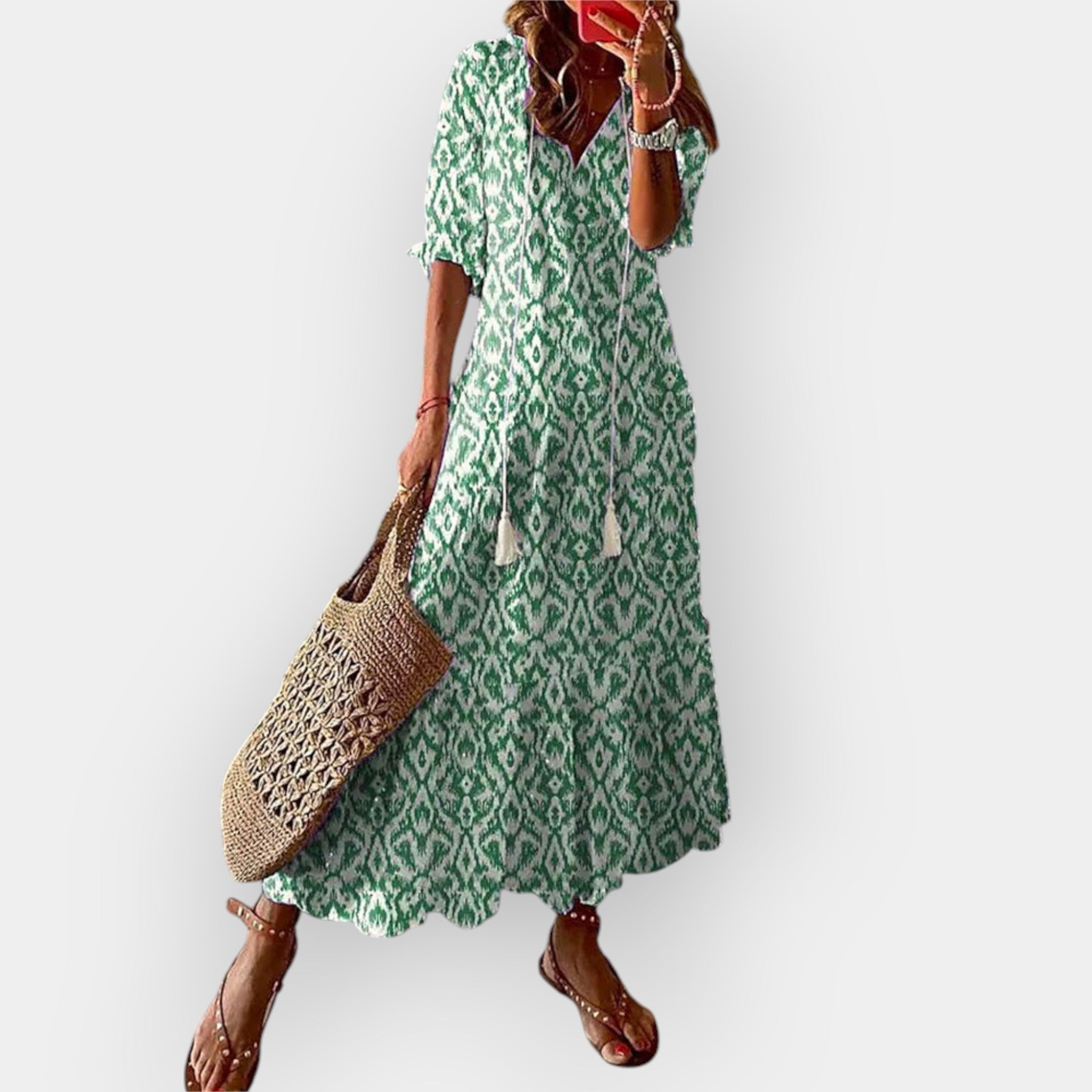 Hele | Bohemian-feel Maxi Dress