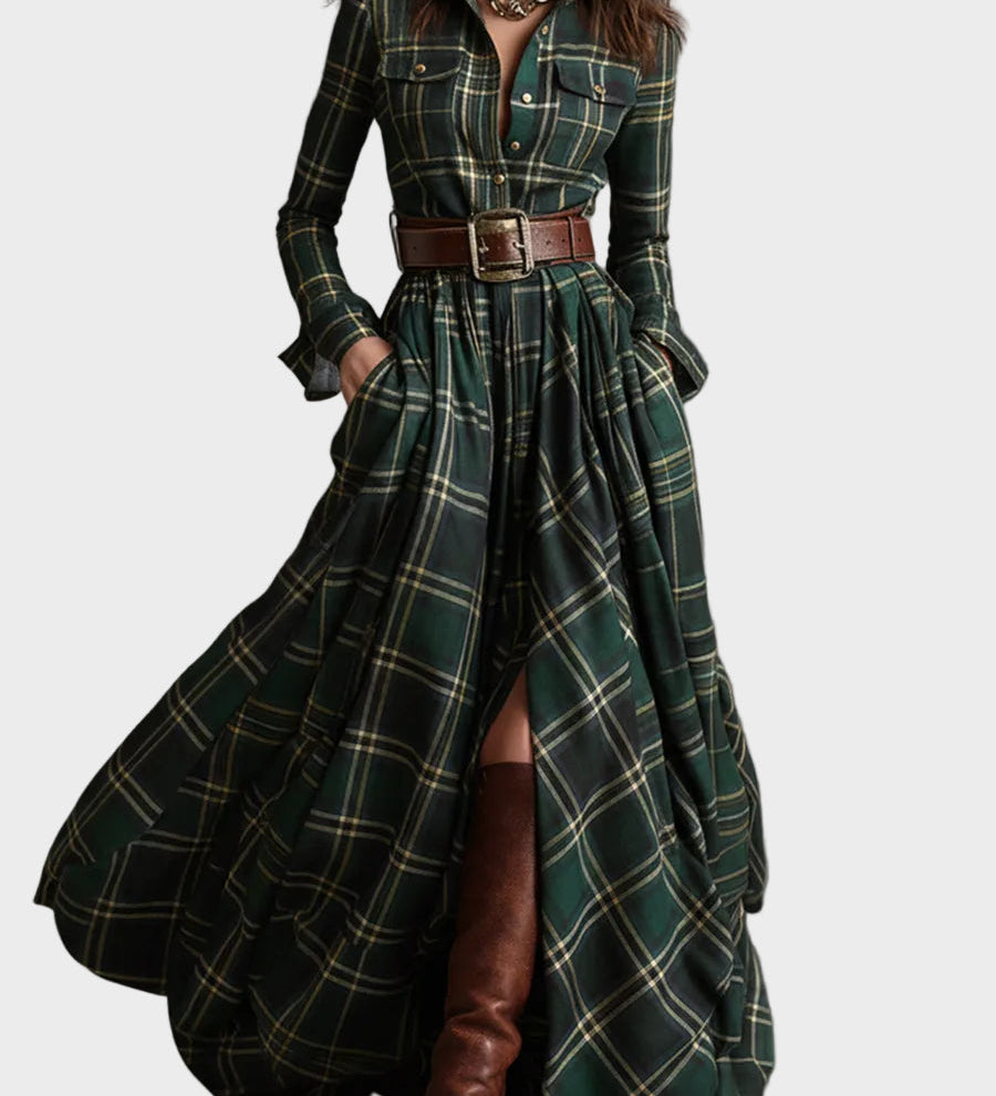 Evelyn - Elegant and Classic Shirt Dress