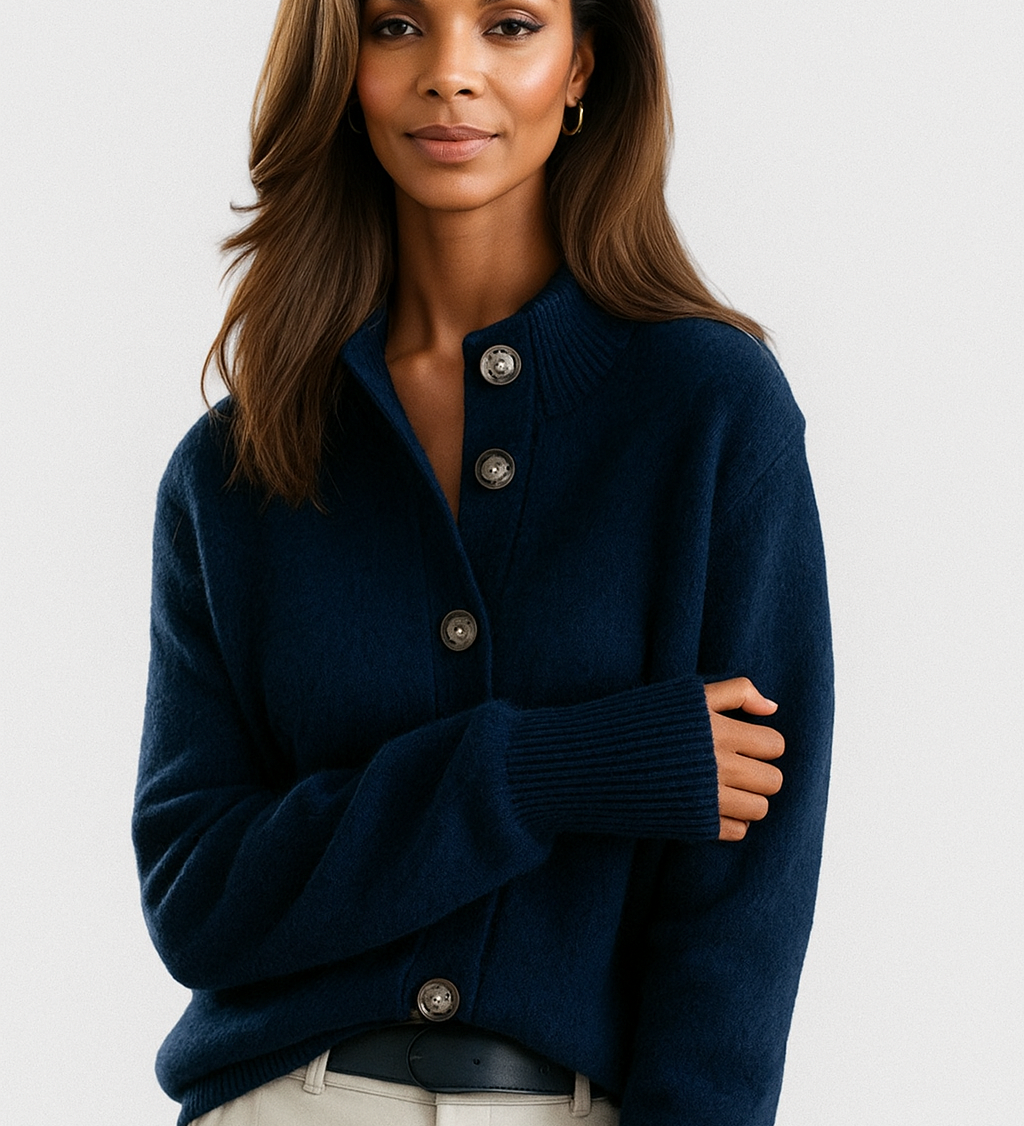 Women's Button Cardigan - Soft and Easy to Wear