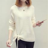 Women's oversized plus-size crew-neck sweater - Comfortable and versatile