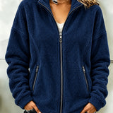 Women's loose-fit long-sleeve cardigan – Flowy and elegant