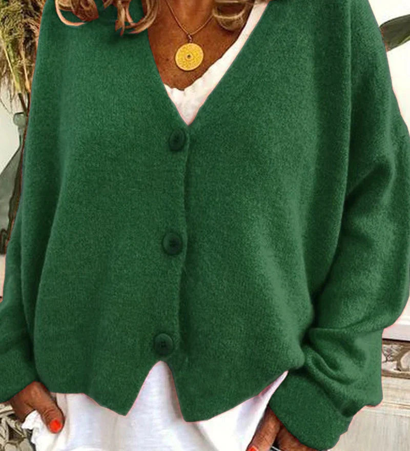 Casual and Elegant Women's Cardigan - Warm Knitwear for Everyday
