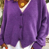 Casual and Elegant Women's Cardigan - Warm Knitwear for Everyday