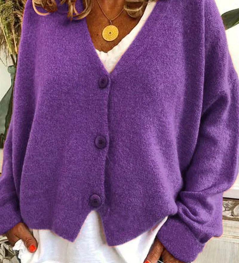 Elegant and Casual Cardigan for Women – Warm Daily Knit