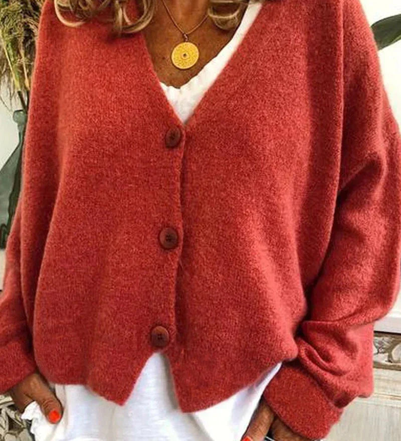 Casual and Elegant Women's Cardigan - Warm Knitwear for Everyday