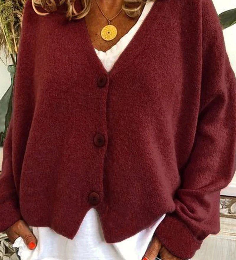 Elegant and Casual Cardigan for Women – Warm Daily Knit