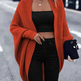 Oversized Women's Knit Gilet – Soft Casual Layering Style