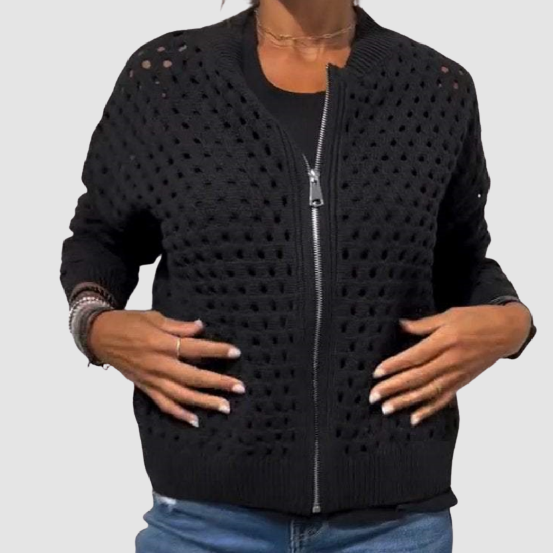 Women's soft knit cardigan with buttons - Comfortable and elegant