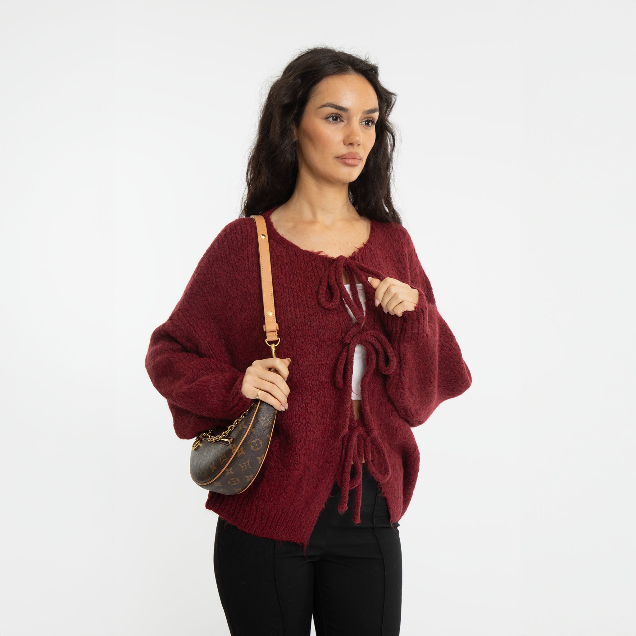 Oversized Cardigan with Ties