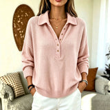 Textured Blended-Knit Sweater for Women – A Casual, Soft, Comfortable Style, Ideal for Every Day