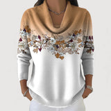 Aurora | Floral Jumper with High Neck