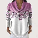 Aurora | Floral Jumper with High Neck