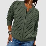 Women's soft knit cardigan with buttons - Comfortable and elegant