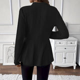 Women's Solid Colour One-Button Knit Cardigan – A Comfortable and Elegant Style for Everyday Wear