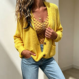 Wide Fit Women's Knit Cardigan – Casual, Soft and Versatile Style