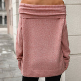 Elegant Convertible Knit for Women – Turtleneck Sweater or Bare Shoulders