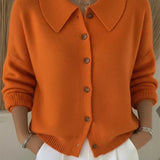 Velia | Shirt Collar Cardigan