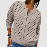 Women's soft knit cardigan with buttons - Comfortable and elegant