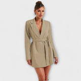 Zélia | Blazer Dress with V-Neck