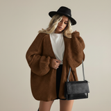 Oversized women's knit cardigan - Soft and relaxed