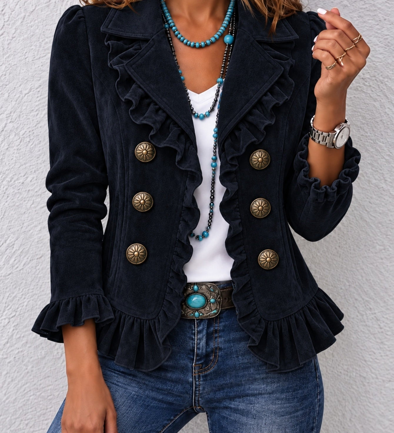 Women's Long Sleeve Button Cardigan - Soft and Colourful