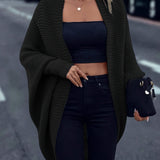 Oversized Women's Knit Gilet – Soft Casual Layering Style