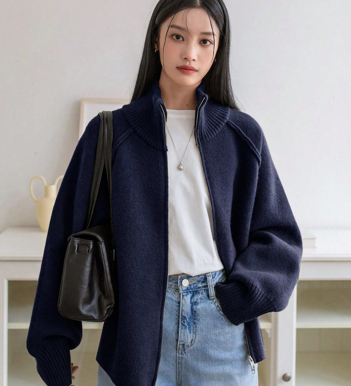 Women's Relaxed Fit Knit Coat - Soft and Easy