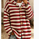 Striped knit women's sweater – Casual and modern