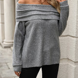 Elegant Convertible Knit for Women – Turtleneck Sweater or Bare Shoulders