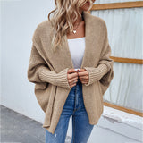 Loose knit vest for women