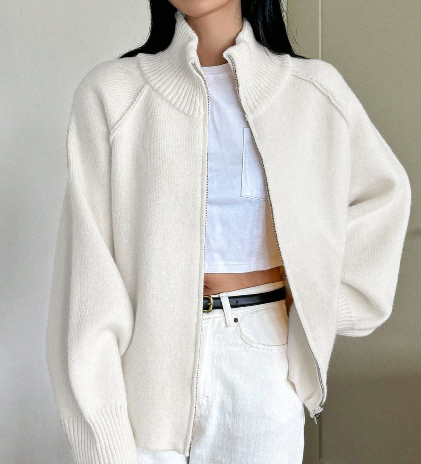 Women's Relaxed Fit Knit Coat - Soft and Easy