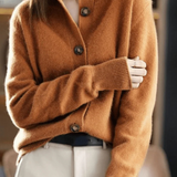Women's Button Cardigan - Soft and Easy to Wear