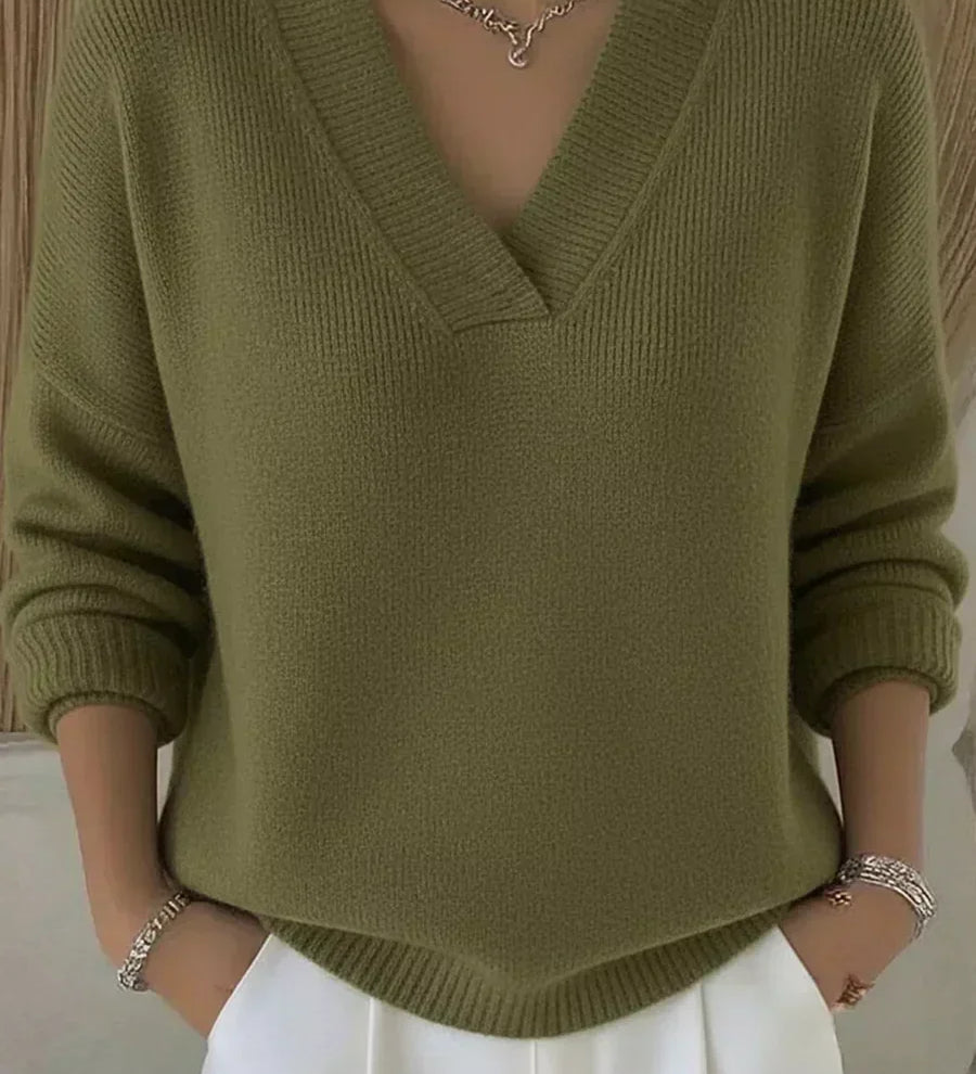 Viola | Soft V-Neck Sweater