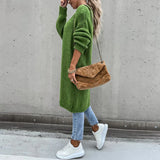 Women's Oversized Long Cardigan - Wide and Comfortable Knit