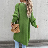 Women's Oversized Long Cardigan - Wide and Comfortable Knit
