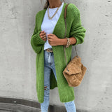 Women's Oversized Long Cardigan - Wide and Comfortable Knit