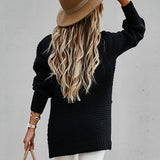 Women's mock-neck sweater - Elegant and soft