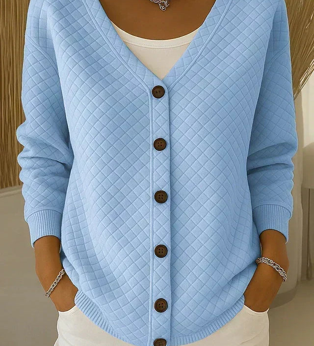 Eleonora | Quilted Cardigan with Buttons