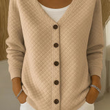 Eleonora | Quilted Cardigan with Buttons