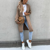 Women's Oversized Long Cardigan - Wide and Comfortable Knit