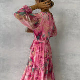 Lieke | Floral Design Wrap Dress
