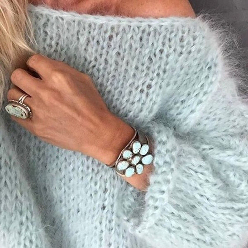 Elegant Soft Sweater for Women – Oversized Sweater with Long Sleeves