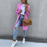Women's Oversized Long Cardigan - Wide and Comfortable Knit