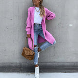 Women's Oversized Long Cardigan - Wide and Comfortable Knit