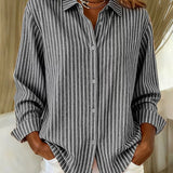 Ginevra | Striped Shirt with Buttons