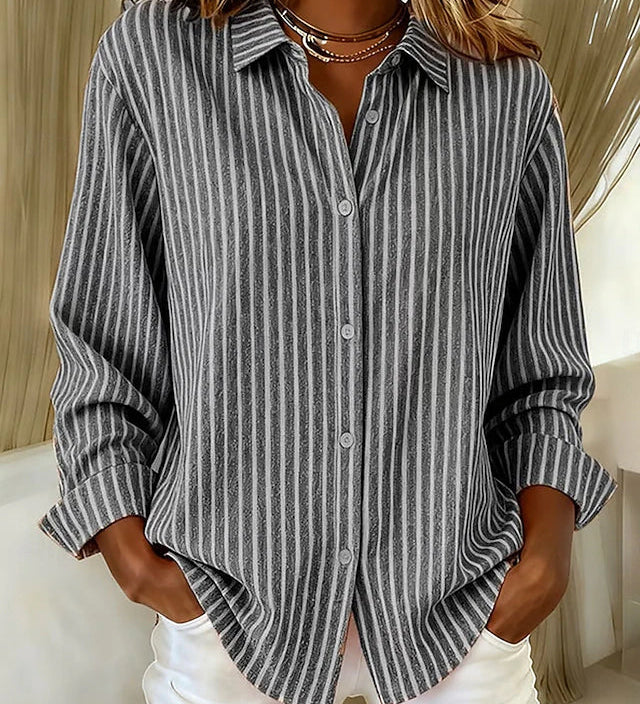 Ginevra | Striped Shirt with Buttons