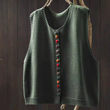 Wide Women's Cardigan – V-Neck and Short Sleeves