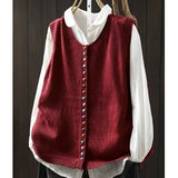 Wide Women's Cardigan – V-Neck and Short Sleeves