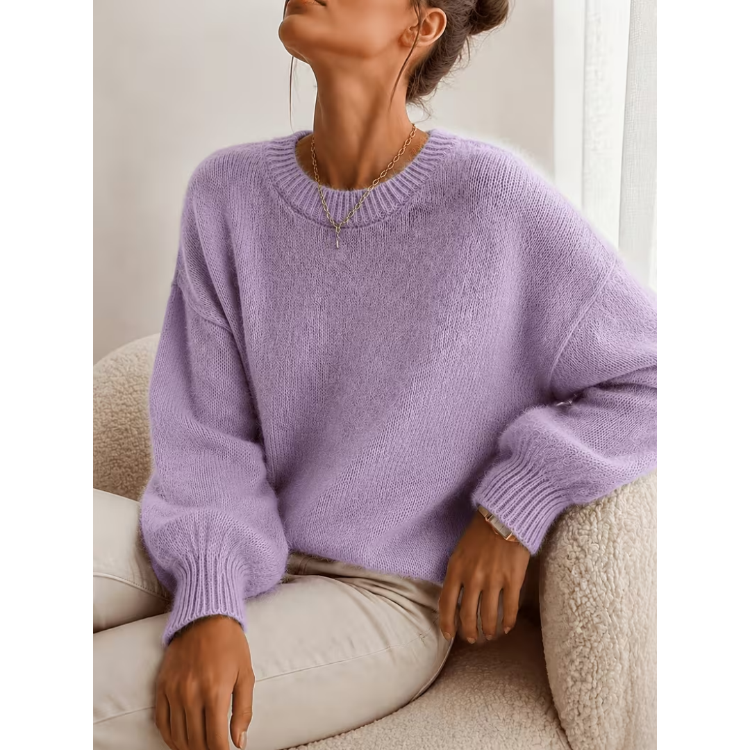 Women's soft relaxed-fit sweater - Comfortable and versatile