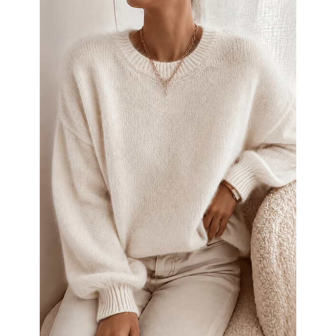 Women's soft relaxed-fit sweater - Comfortable and versatile